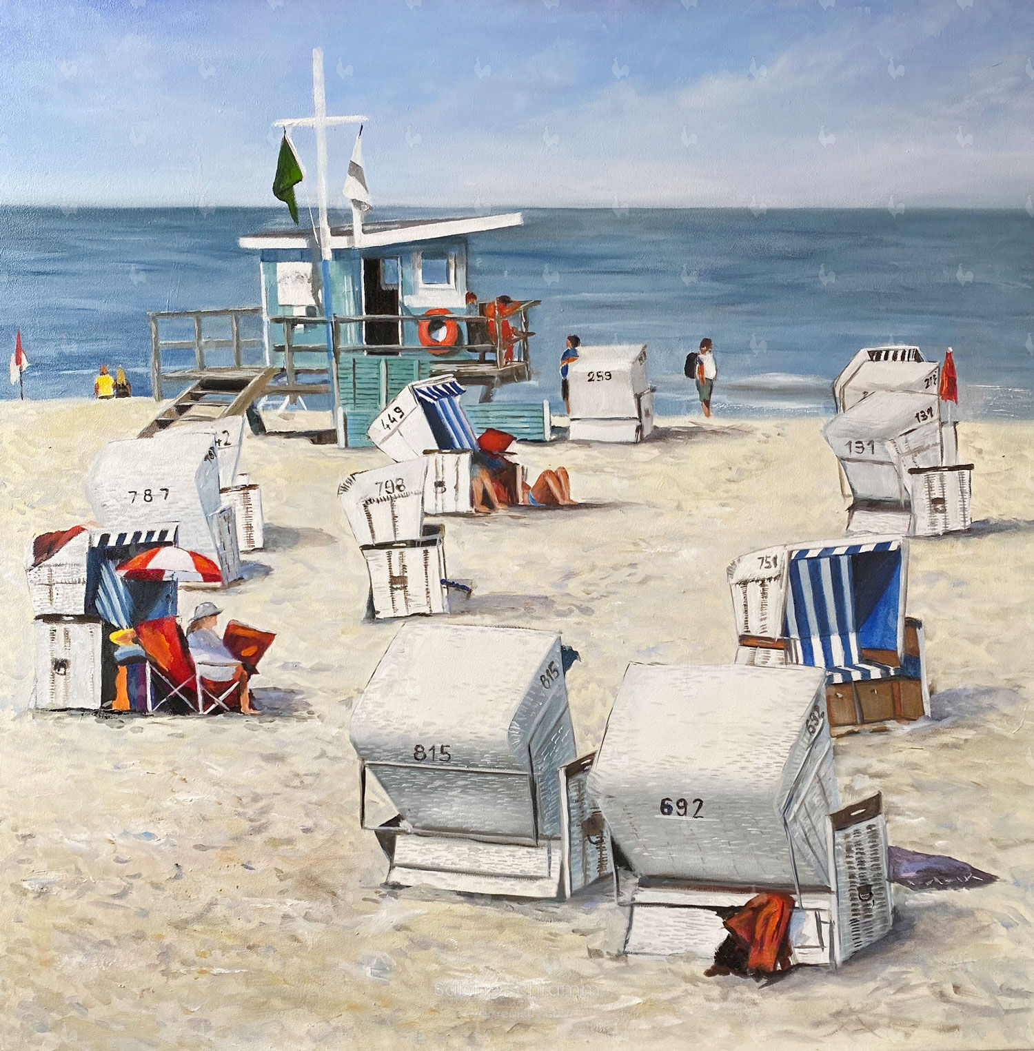 Sylt Hörnum "Strandkorb 815" (Werk-Nr. 210701)
