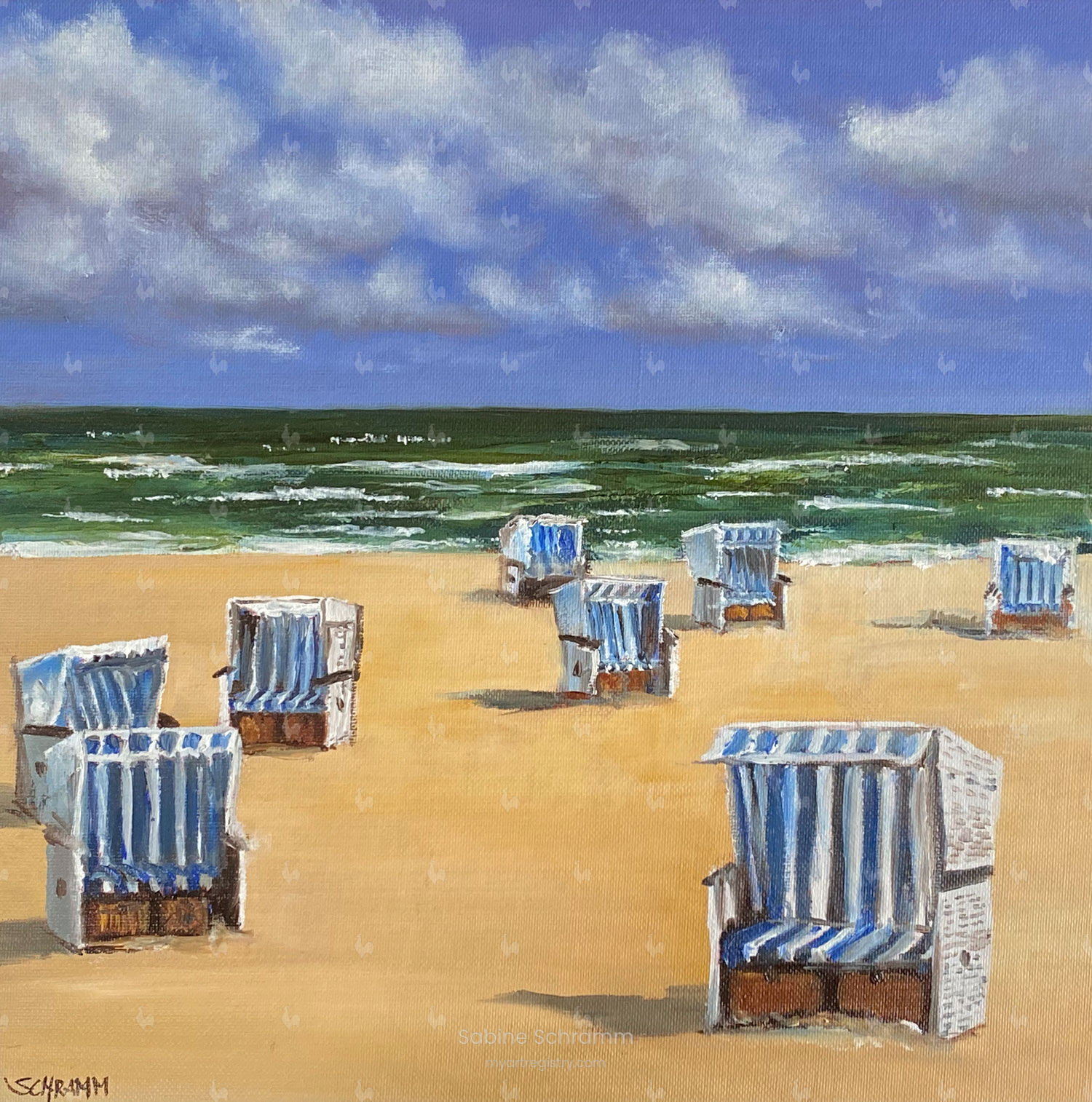 Strandkörbe auf Sylt I (Werk-Nr. 210502)