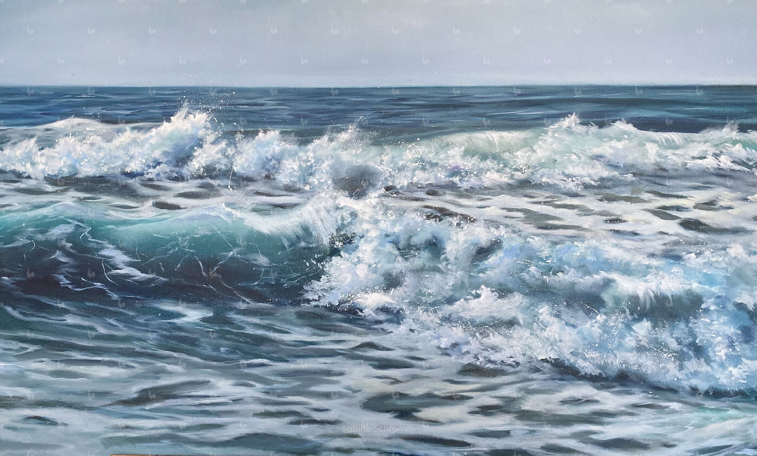 Meer mit Wellen (Werk-Nr. 201009)