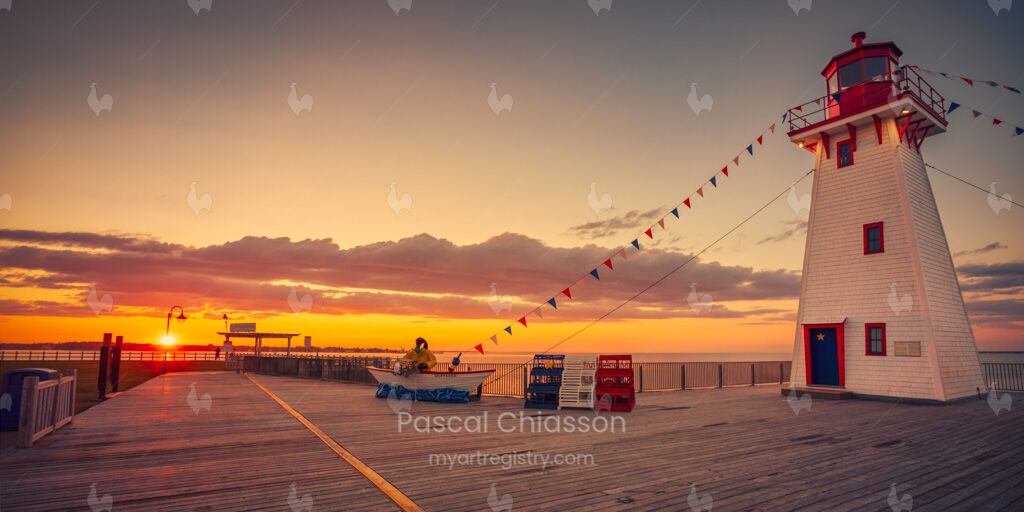 Coucher au phare de Shippagan #1 de 10 Édition Limitée
