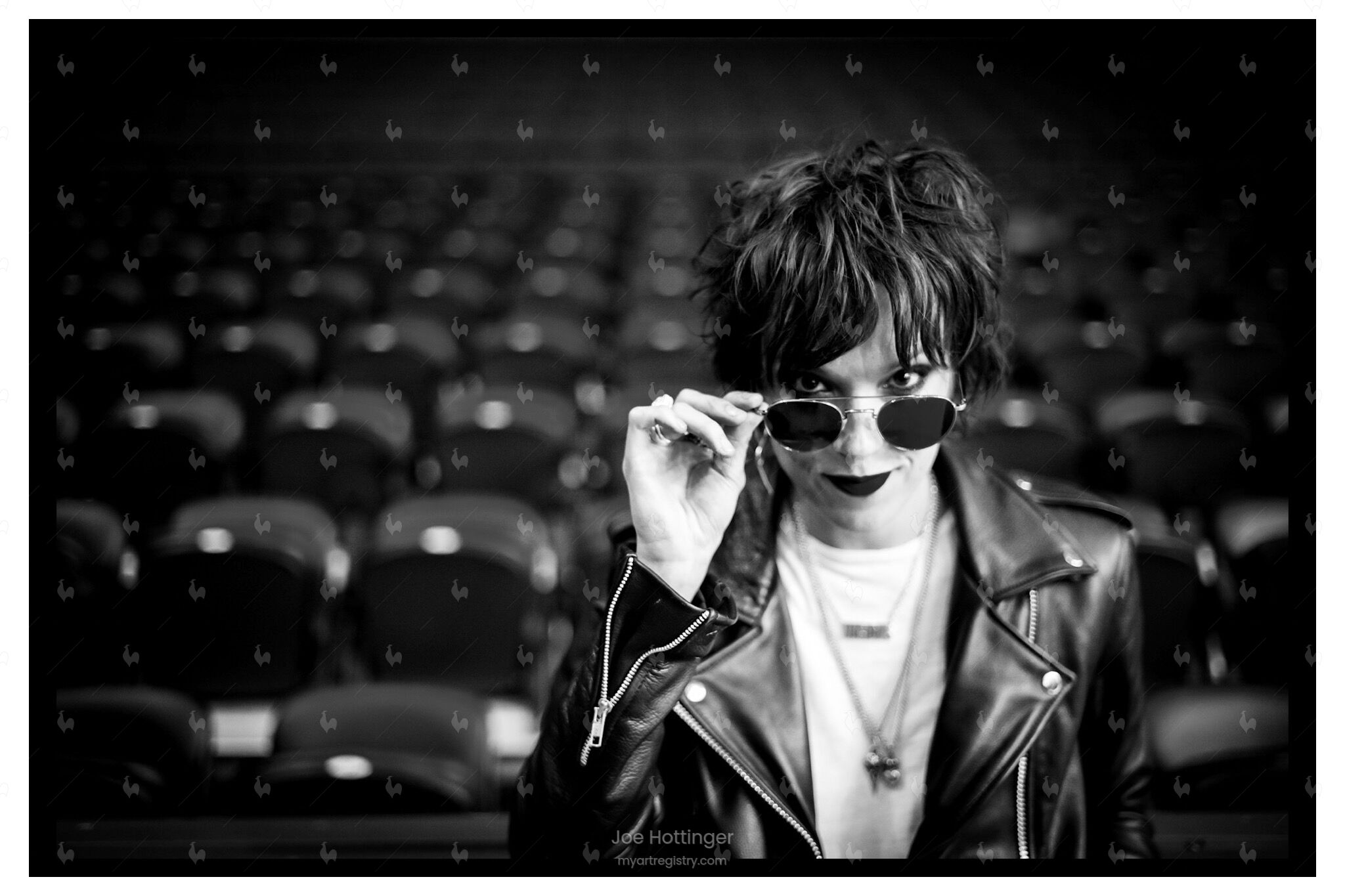 Lzzy in an Empty Arena 85.” X 11”