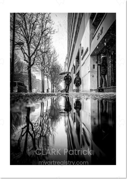 Un jour de neige sur Paris