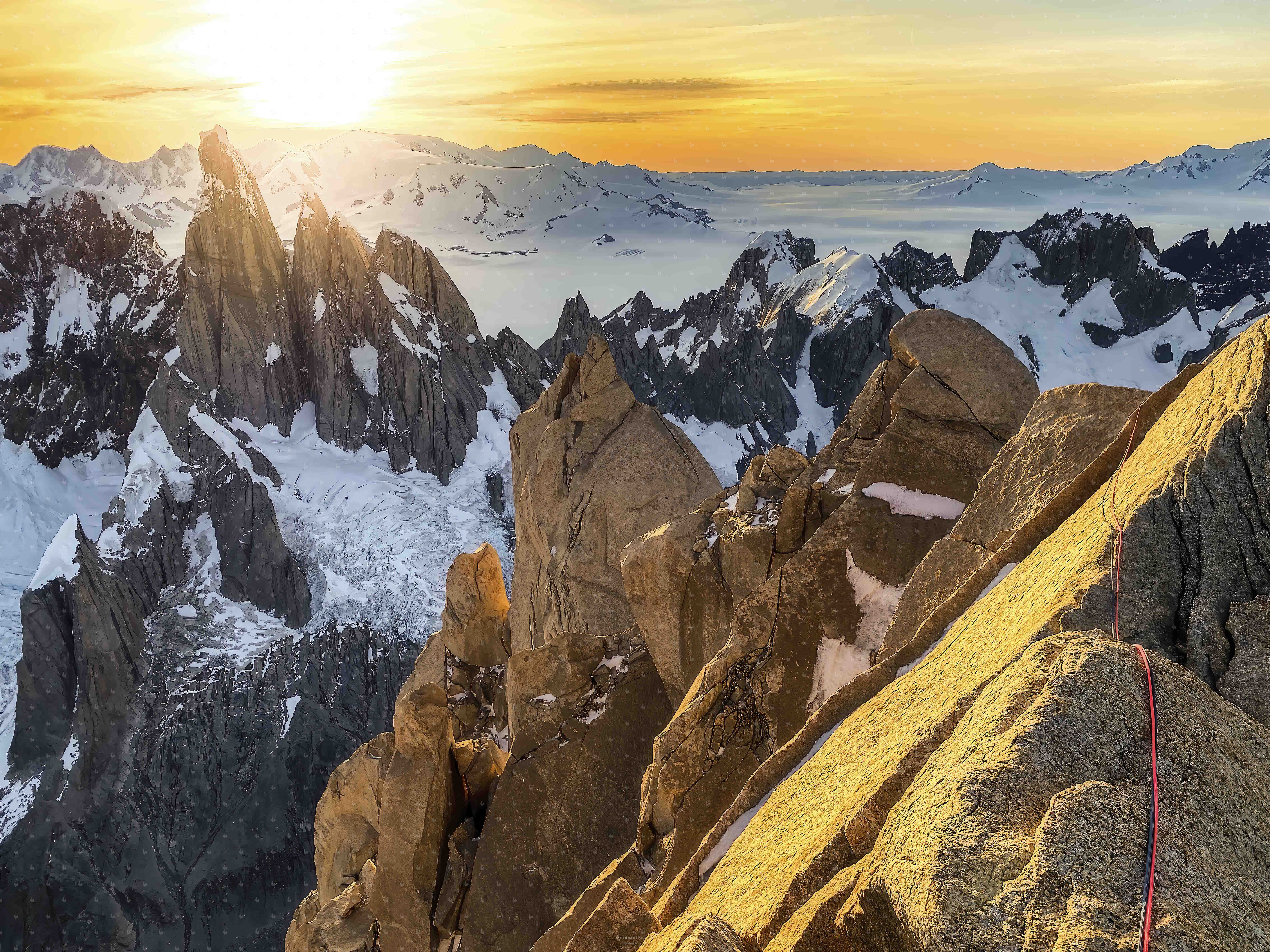 Poincinot Summit Sunset