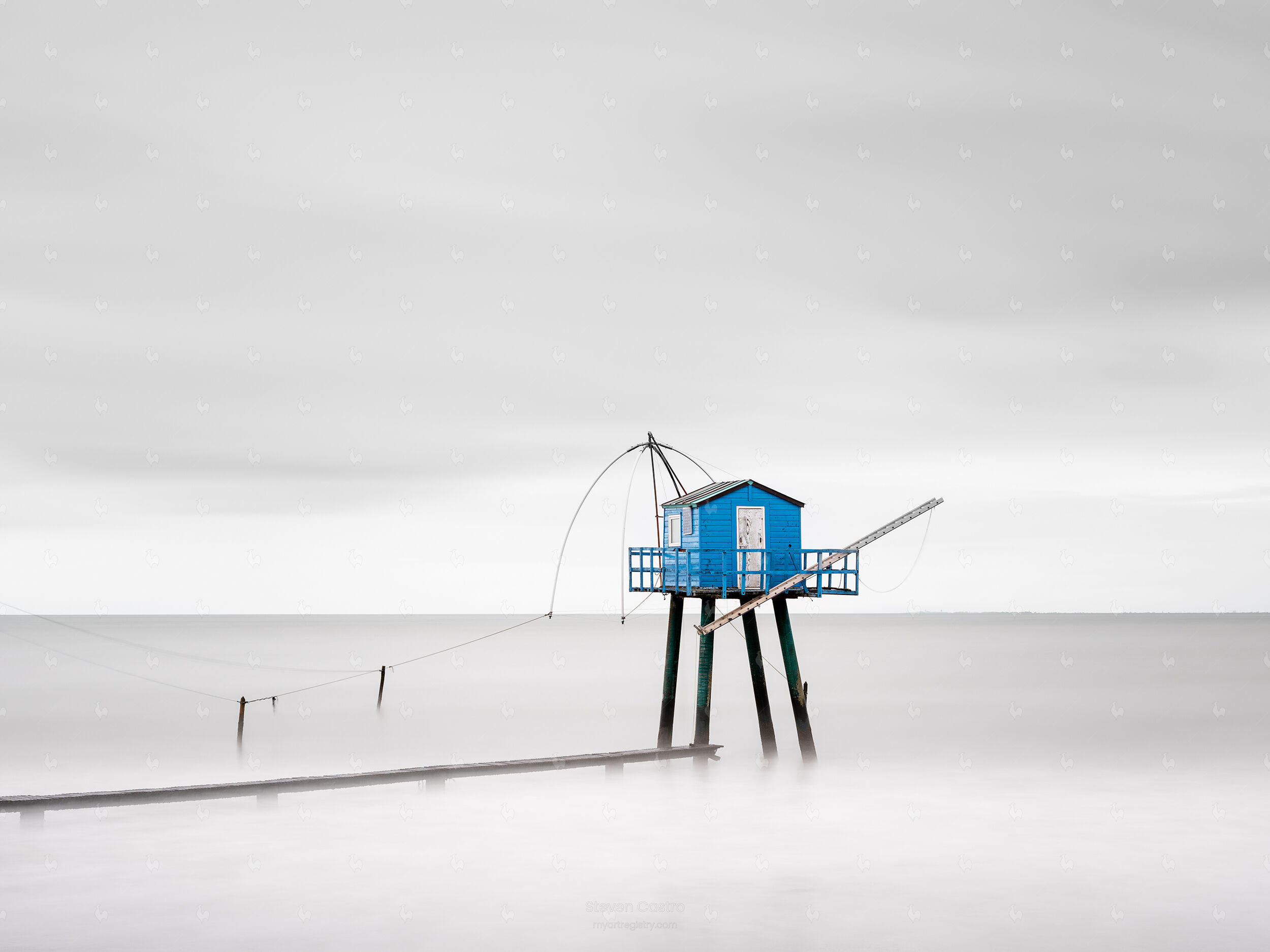 Fishing Hut Study 1, Saint-Michel-Chef-Chef (40x30)
