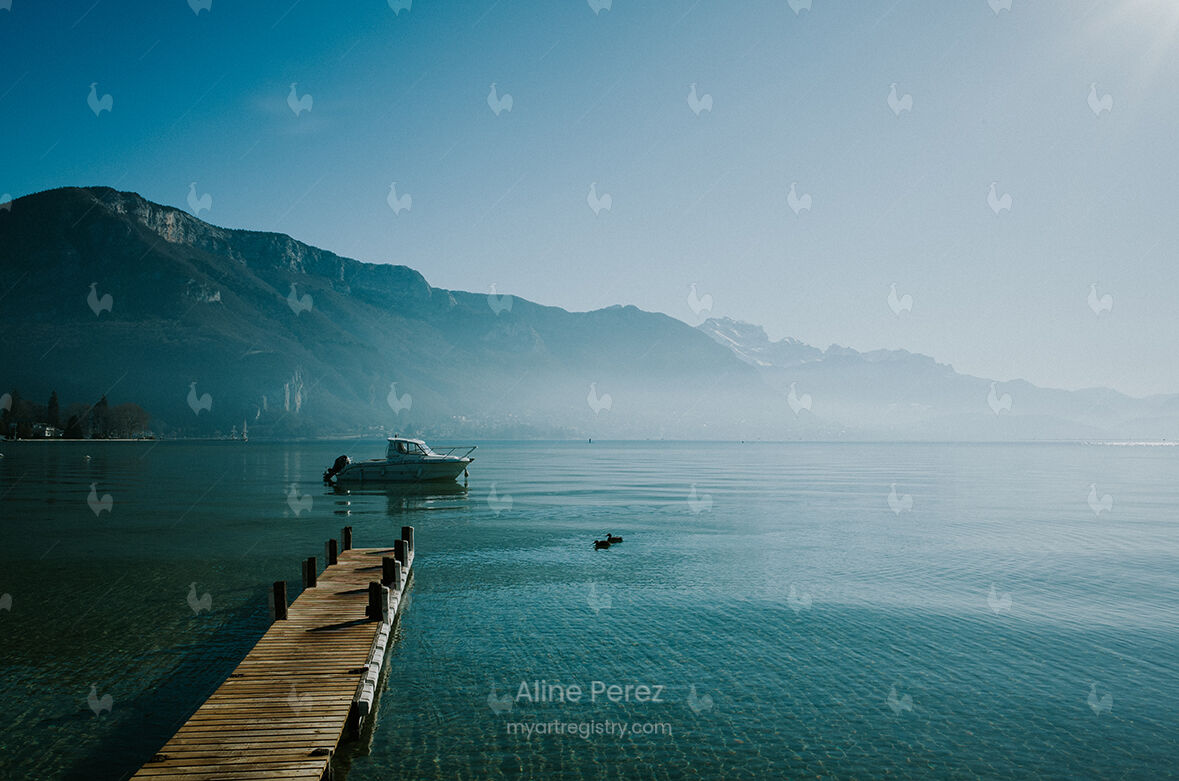 Sur le lac d'Annecy