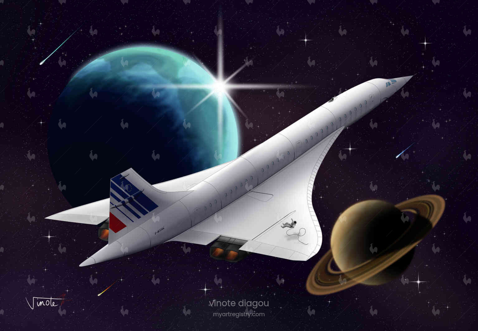 Concorde in space