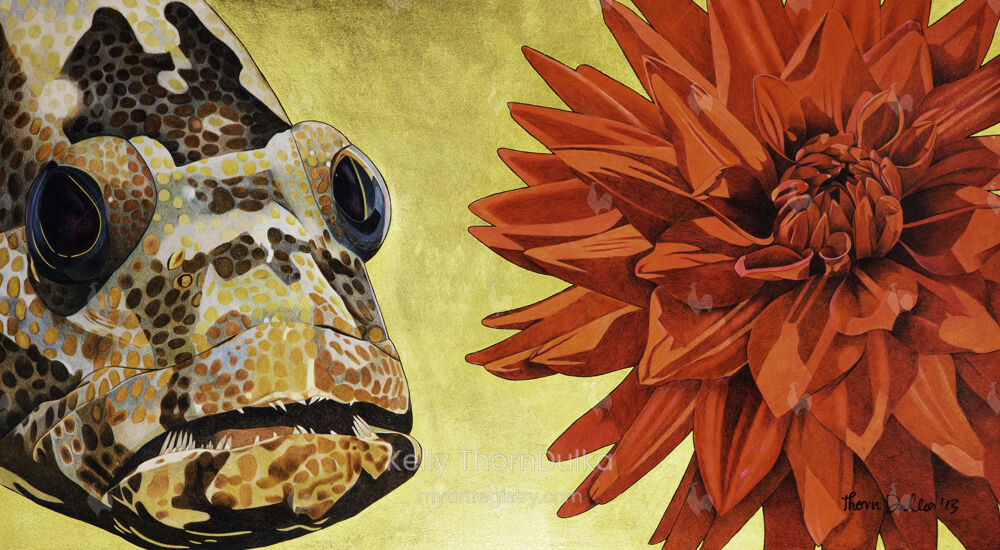 Spike and Chrysanthemum