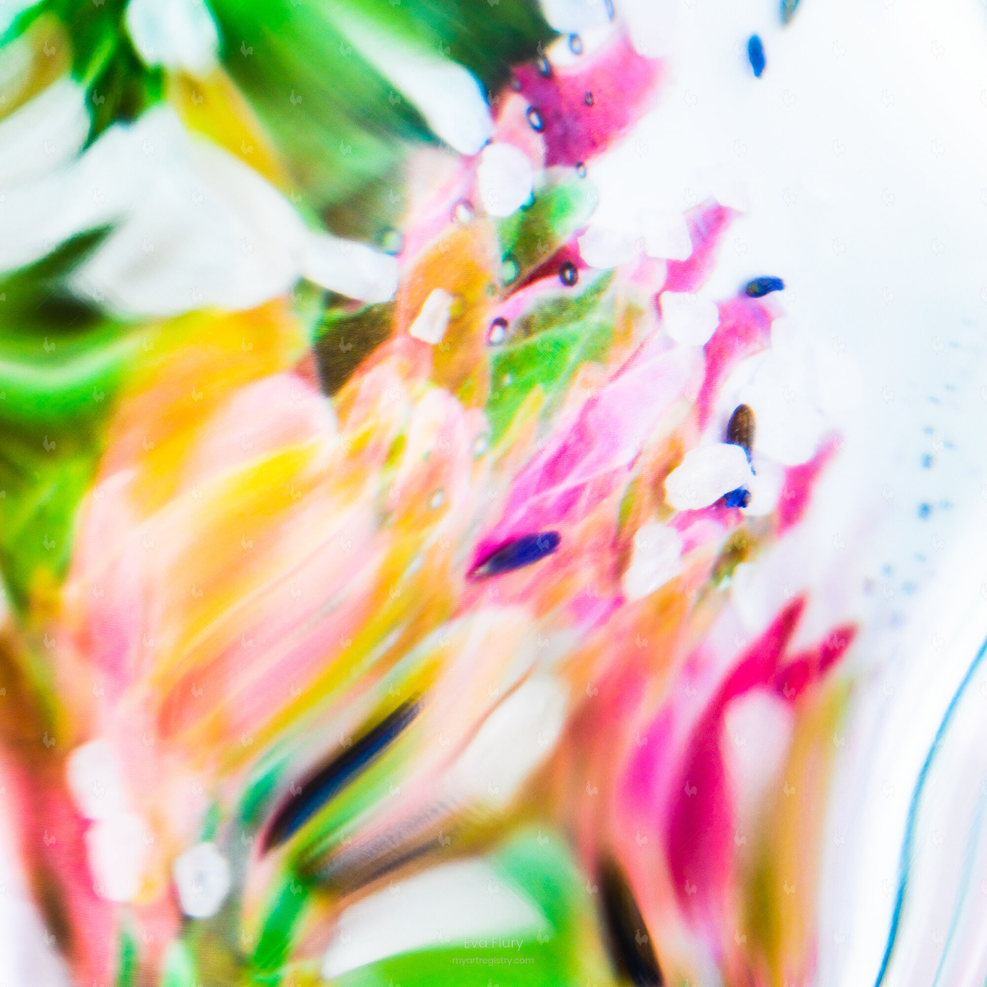 FLOWERS I, 2019 (120x120cm)