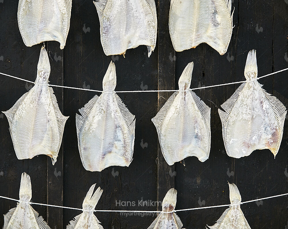 Drying fish