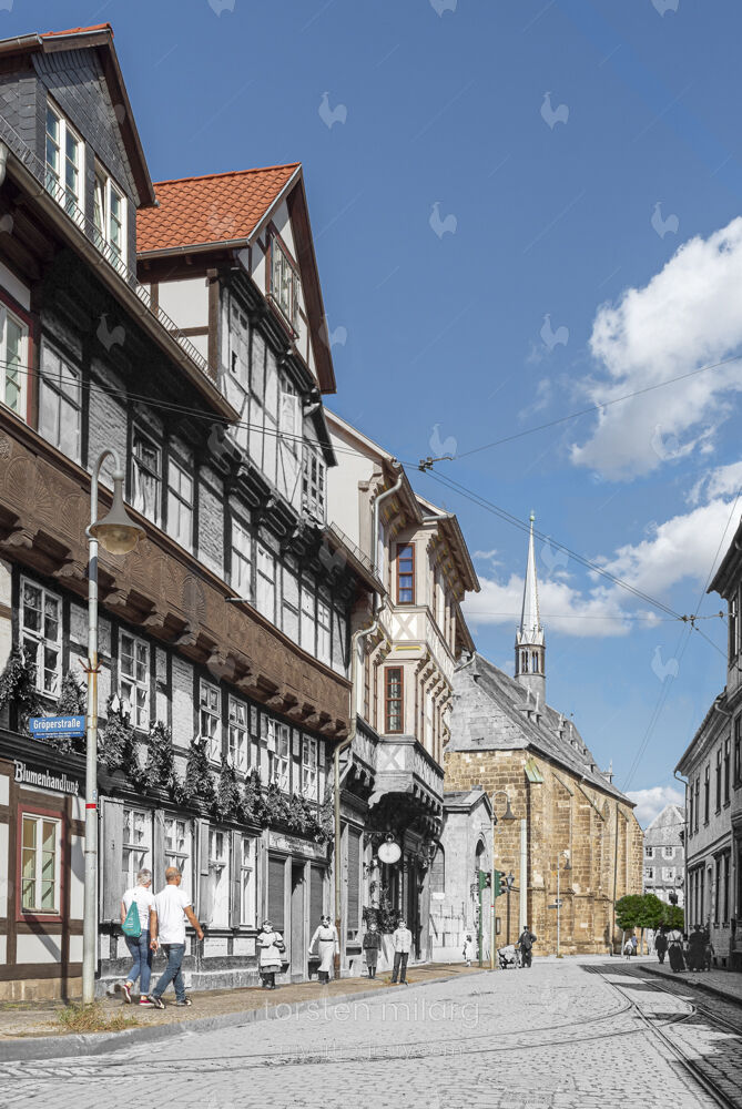 Fachwerk, Abriss und Nächstenliebe Dominikanerstraße mit Katharinenkirche