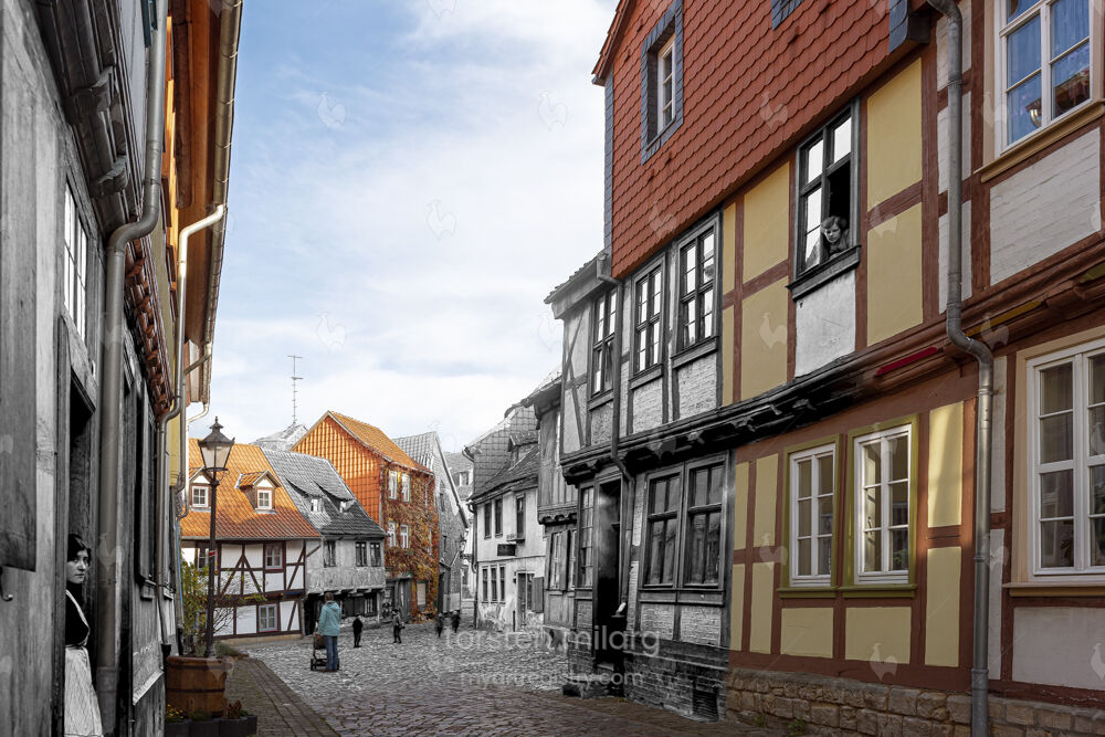 Grauer Hof mit Blick Richtung Bakenstraße