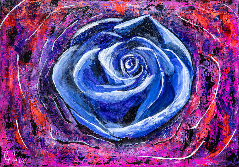 GIFT, Acryl on Canvas, 70x100, Gemälde Nr. 37,  05/2022