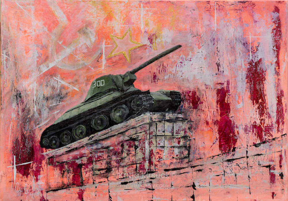 DRUSCHBA, Acryl on Canvas, 70x100, Gemälde Nr. 39, 06/2022