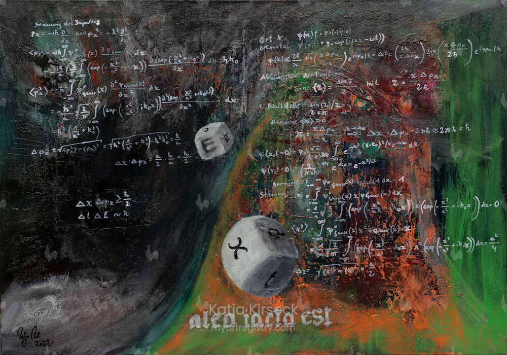 GLÜCK, Acryl on Canvas, 70x100, Gemälde Nr. 41, 07/2022
