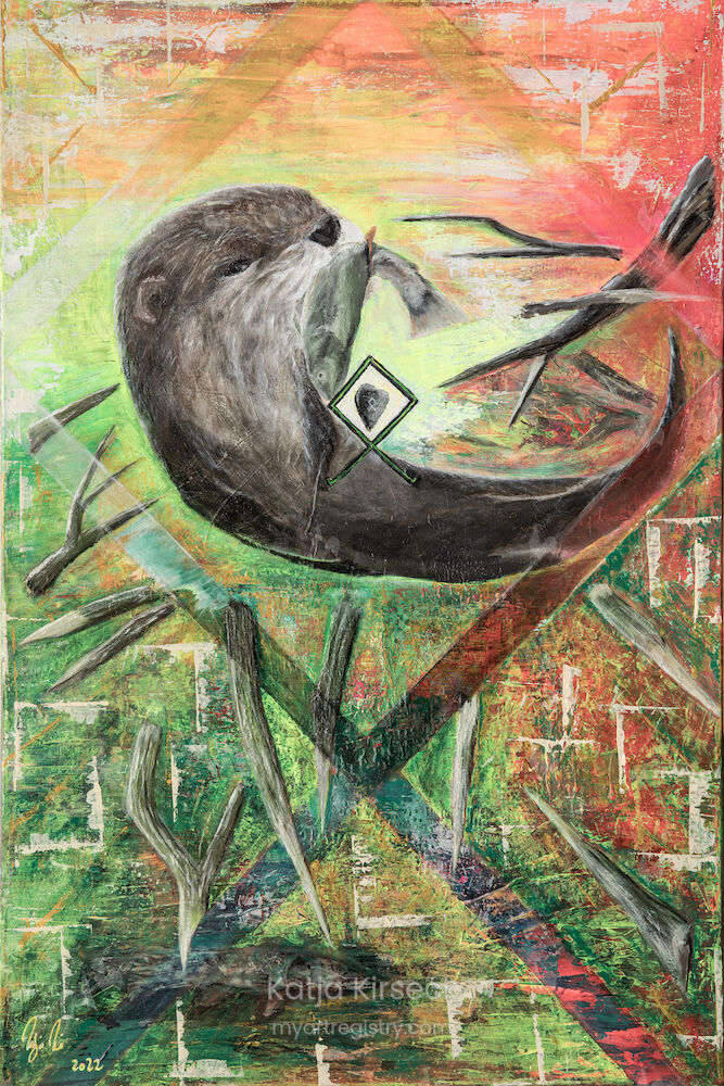 Schuld und Sühne, Acryl on Canvas, 120x80, Gemälde Nr. 27, 01/2022