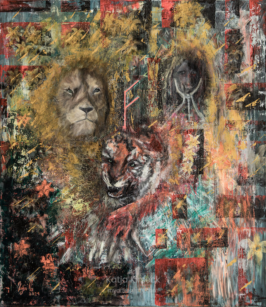 GO!, Acryl on Canvas, 150x130, Gemälde Nr. 26, 07/2021