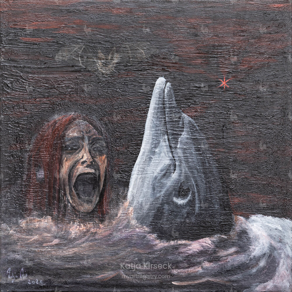 ERLEUCHTUNG, Acryl on Canvas, 80x80, Gemälde Nr. 22,  06/2021