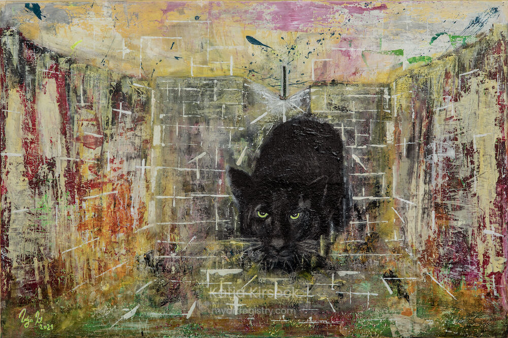 EGO, Acryl on Canvas, 80x120, Gemälde Nr. 20, 05/2021