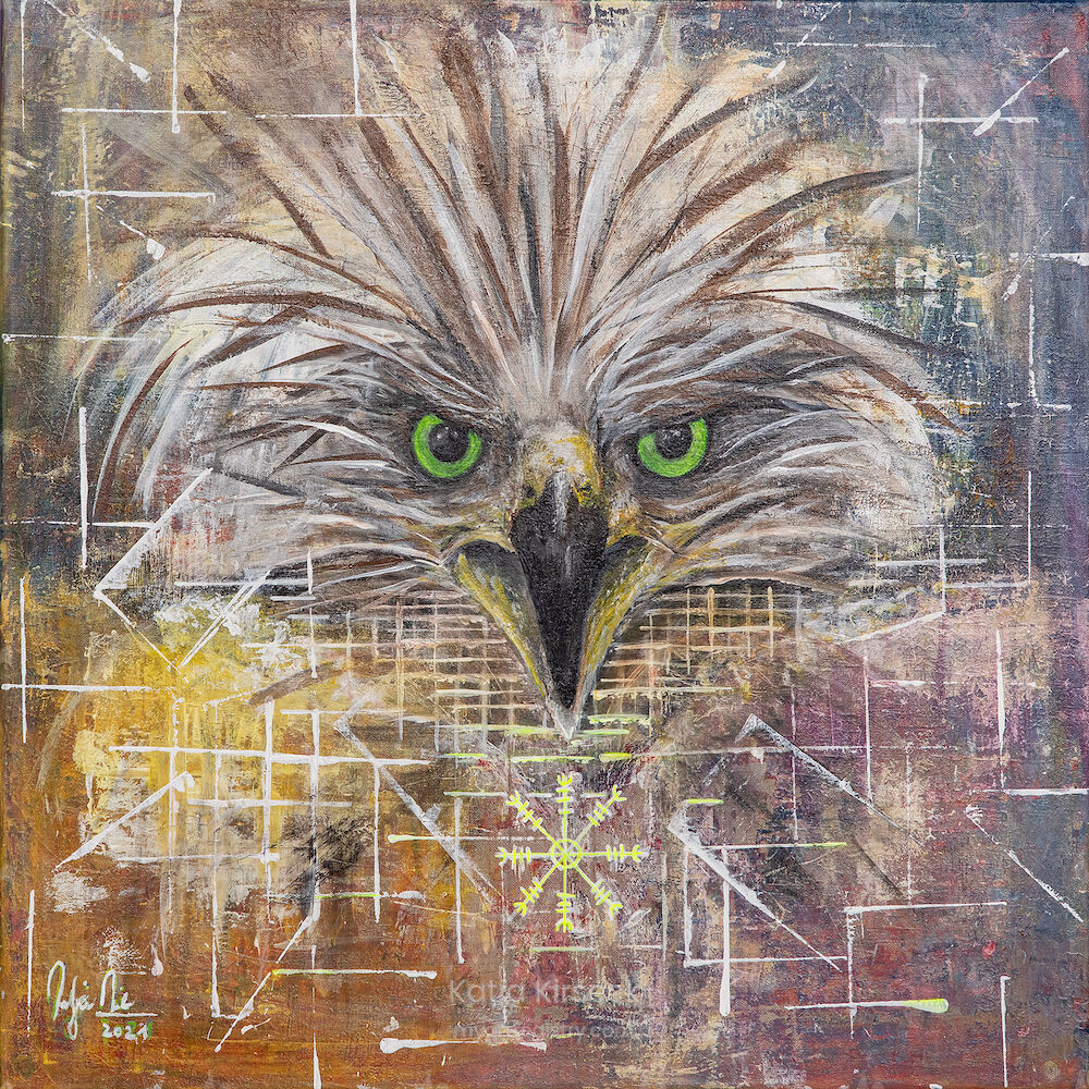 YOU!, Acryl on Canvas, 80x80, Gemälde Nr. 15, 01/2021