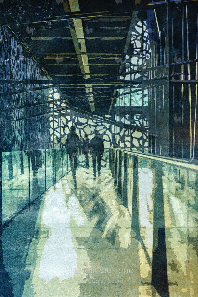 Passerelle #1 "40x60 cm"