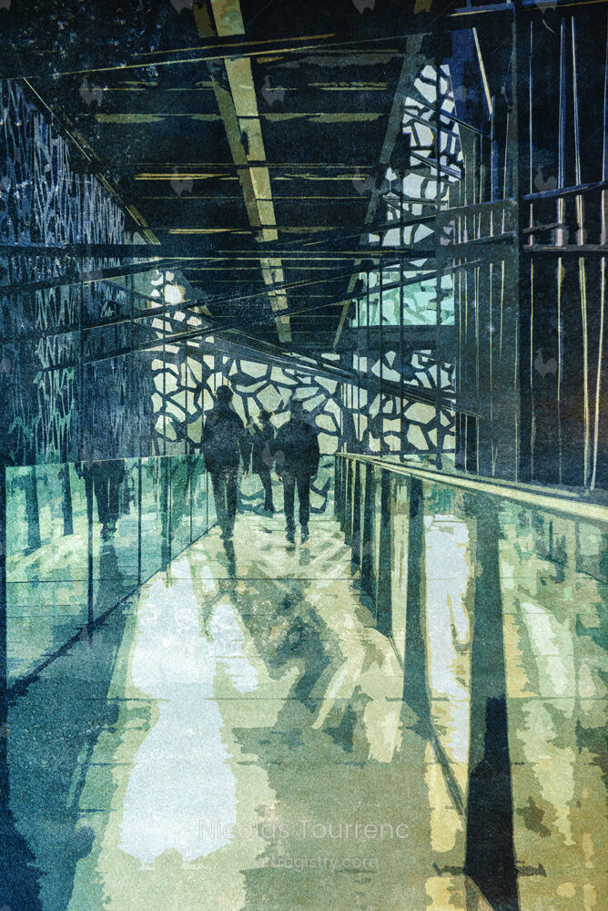 Passerelle #1 "50x75cm"