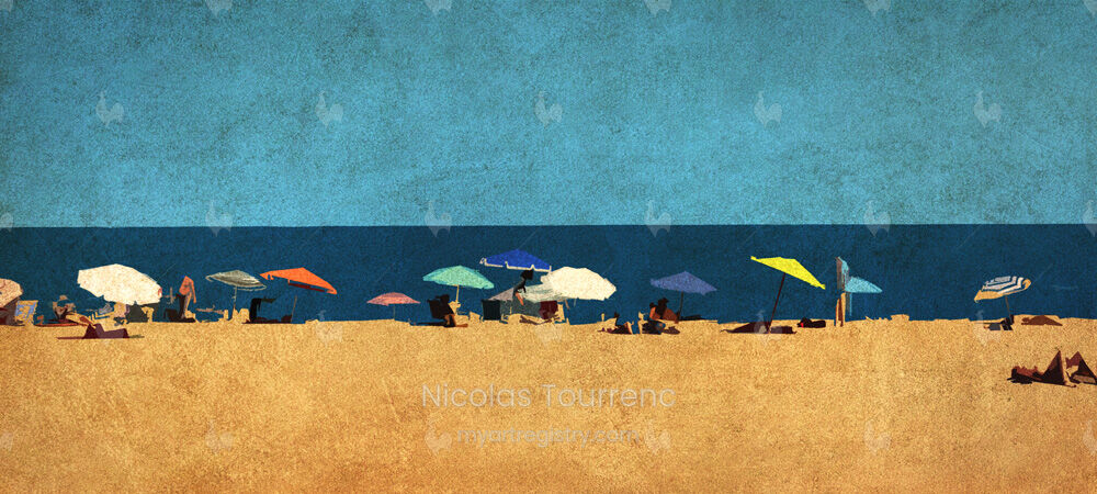 Bord de mer #2 "90x40 cm"