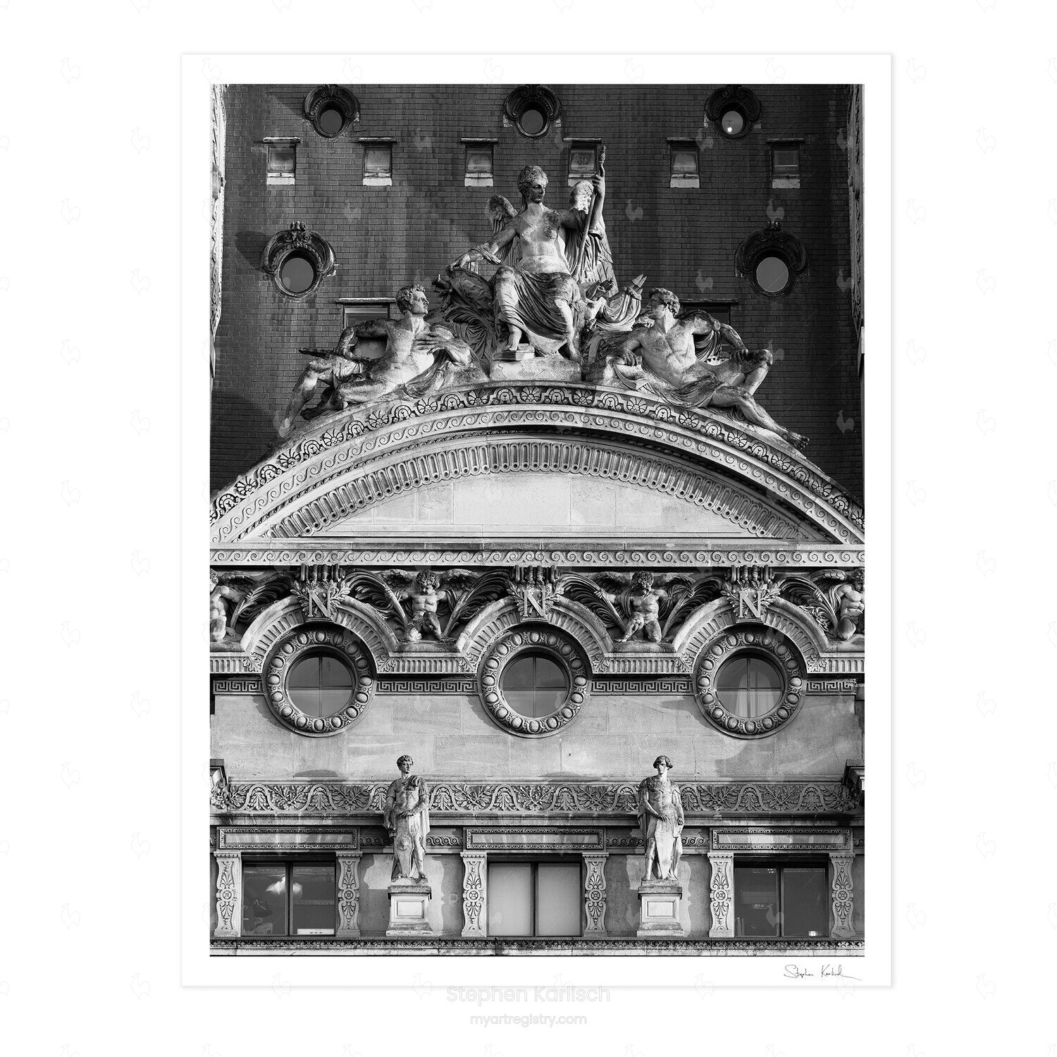 Pediment statue - Louvre