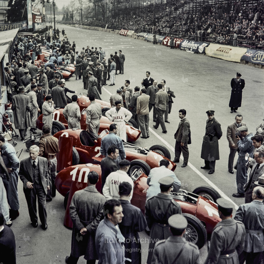 Valentino Park GP 1955, paddock, 1955