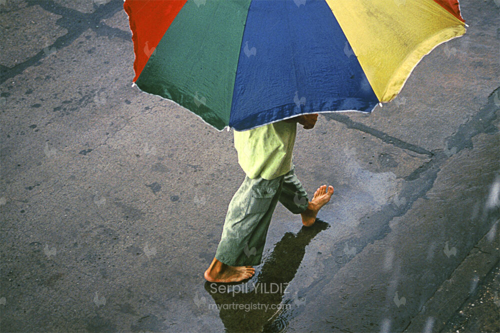 A rainy day in Baracoa, Cuba, 2005
