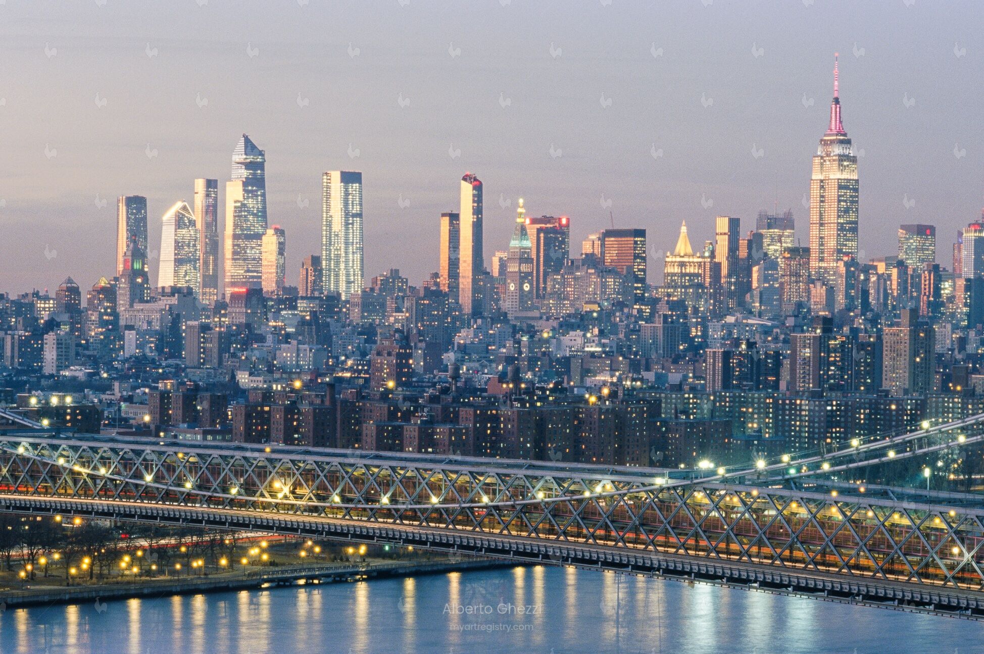 Manhattan in Blue
