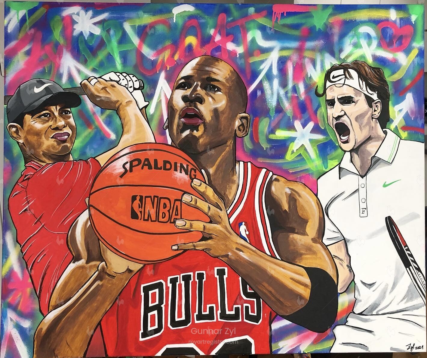 Woods, Jordan, Federer 