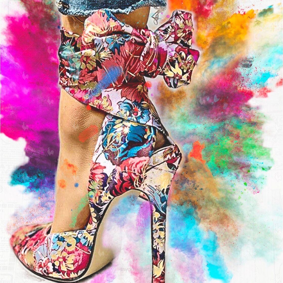 Techni Heel…” Giclèe Limited Edition