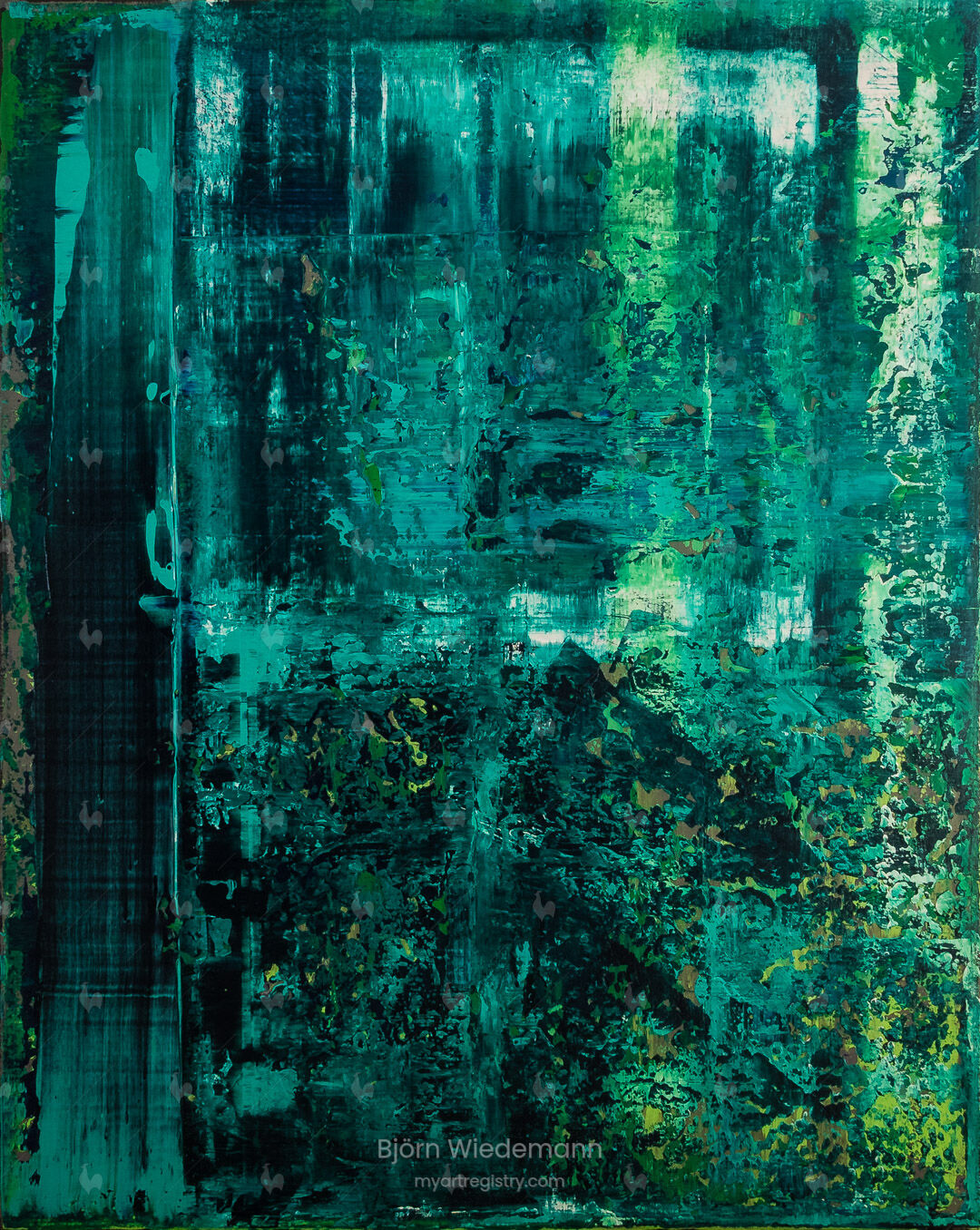 Shades of Green [80 x 100 cm]
