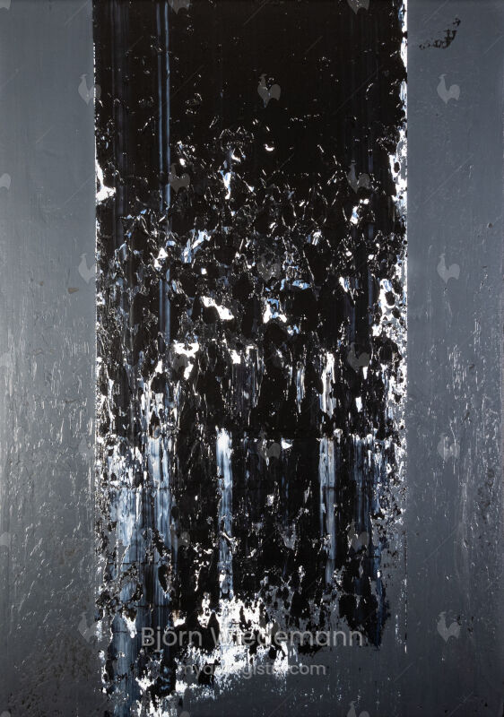 Dark Water, Acrylic on stretched Canvas, 100x70 cm